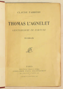 THOMAS L'AGNELET, gentilhomme de fortune.