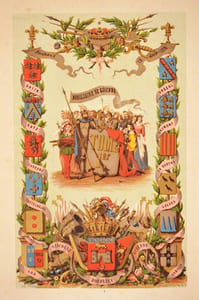 NOBILIAIRE DE GUIENNE ET DE GASCOGNE. Revue des familles d'ancienne chevalerie ou anoblies de ces provinces, antérieures à 1789, avec leurs généalogies et armes, suivie d'un traité héraldique sous forme de dictionnaire. [3 volumes].