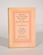 HISTOIRE DU CHEVALIER DES GRIEUX ET DE MANON LESCAUT. Avec des gravures en couleurs de Sylvain SAUVAGE. par PRÉVOST (Abbé). 