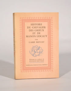 HISTOIRE DU CHEVALIER DES GRIEUX ET DE MANON LESCAUT. Avec des gravures en couleurs de Sylvain SAUVAGE.