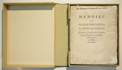 MÉMOIRE ET PIÈCES JUSTIFICATIVES, pour M. l'Évêque de MIREPOIX. Contre le Syndic du Chapitre de son Église Cathédrale.