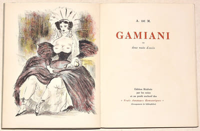 GAMIANI ou Deux Nuits d'excès.