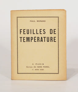 FEUILLES DE TEMPÉRATURE.