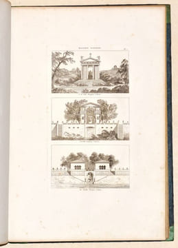 RECUEIL D'ARCHITECTURE, dessiné et mesuré en Italie, dans les années 1791, 92 et 93, par F. L. Schuelt, architecte à Nantes.. SCHUELT (F. L.).