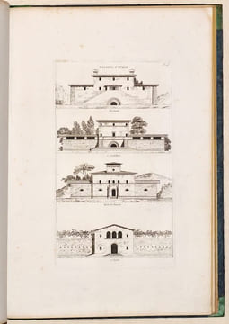 RECUEIL D'ARCHITECTURE, dessiné et mesuré en Italie, dans les années 1791, 92 et 93, par F. L. Schuelt, architecte à Nantes.. SCHUELT (F. L.).