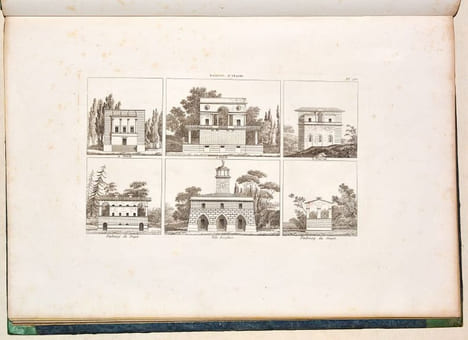 RECUEIL D'ARCHITECTURE, dessiné et mesuré en Italie, dans les années 1791, 92 et 93, par F. L. Schuelt, architecte à Nantes.. SCHUELT (F. L.).