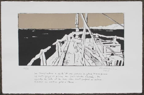 ANTARCTIQUE. CARGOS POLAIRES. Lithographies.. MALBREIL (François).