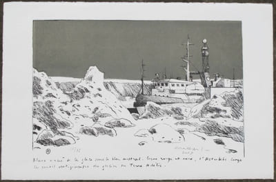 ANTARCTIQUE. CARGOS POLAIRES. Lithographies.