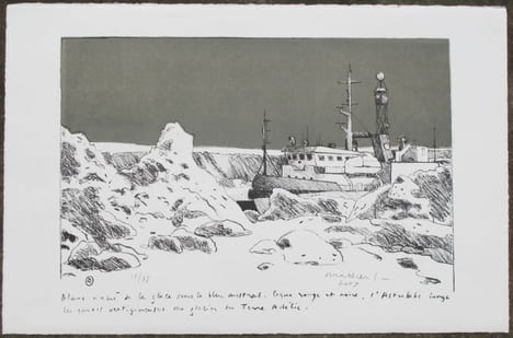 ANTARCTIQUE. CARGOS POLAIRES. Lithographies.. MALBREIL (François).