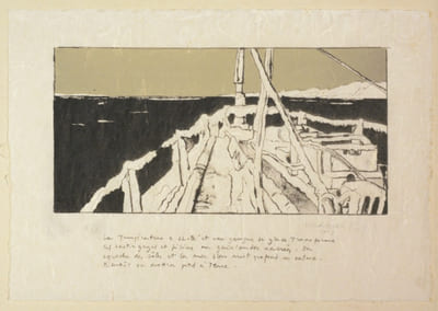 ANTARCTIQUE. CARGOS POLAIRES. Lithographies.