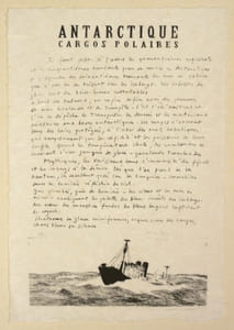 ANTARCTIQUE. CARGOS POLAIRES. Lithographies.