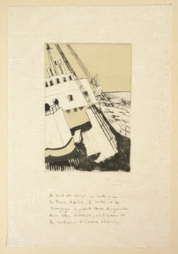 ANTARCTIQUE. CARGOS POLAIRES. Lithographies.. MALBREIL (François).