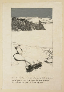 ANTARCTIQUE. CARGOS POLAIRES. Lithographies.