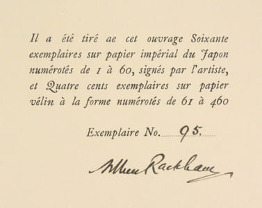 L'OEUVRE D'ARTHUR RACKHAM.