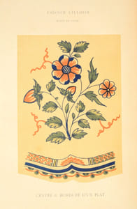 HISTOIRE DE LA CÉRAMIQUE LILLOISE, précédée de documents inédits constatant la Fabrication de Carreaux Peints et Émaillés en Flandre et en Artois au XIVe siècle.