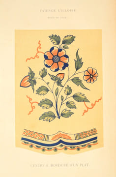 HISTOIRE DE LA CÉRAMIQUE LILLOISE, précédée de documents inédits constatant la Fabrication de Carreaux Peints et Émaillés en Flandre et en Artois au ...