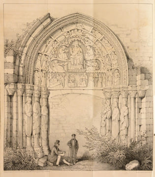 SOUVENIRS HISTORIQUES SUR L'ANCIENNE ABBAYE DE SAINT-BENOÎT-SUR-LOIRE (département du Loiret). . MARCHAND (L. A.).