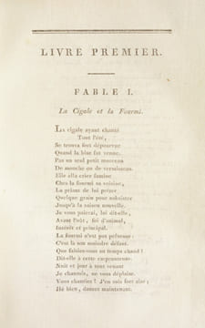 FABLES mises en vers.. LA FONTAINE (Jean de). 