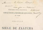 RELATION DU SIÈGE DE ZAATCHA.  par HERBILLON (Général). - Image 2