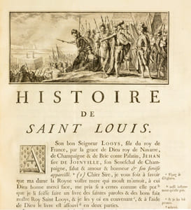 HISTOIRE DE SAINT LOUIS. Les Annales de son régime, par Guillaume de Nangis. Sa Vie et ses miracles, par le Confesseur de la Reine Marguerite. Le tout publié d'après les Manuscrits de la Bibliothèque du Roi, et accompagné d'un Glossaire.
