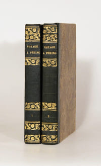 VOYAGE A PÉKING, à travers la Mongolie, en 1820 et 1821. Traduit du russe par M. N******, revu par M. J.-B. Eyriès ; publié avec des corrections et des notes, par M. J. Klaproth. [2 volumes].