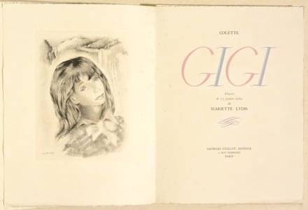 GIGI. Illustré de 15 pointes sèches de Mariette Lydis.