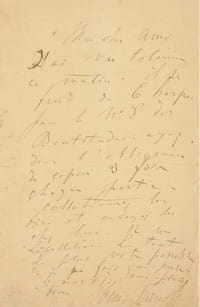 COLLECTION D'AUTOGRAPHES DE MUSICIENS : Jules MASSENET, Giacomo PUCCINI, Charles GOUNOD, Gaston SALVAYRE, Louis DEFFÈS, Paul VIDAL, César FRANCK, Félicien DAVID, etc.