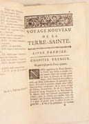VOYAGE NOUVEAU DE LA TERRE-SAINTE, enrichi de plusieurs remarques particulières qui servent à l’intelligence de la Sainte Écriture. par NAUD (Le Révérend Père Michel). - Image 3