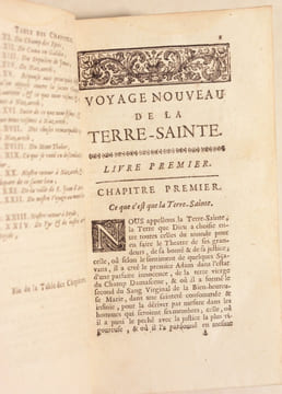VOYAGE NOUVEAU DE LA TERRE-SAINTE, enrichi de plusieurs remarques particulières qui servent à l’intelligence de la Sainte Écriture.. NAUD (Le Révérend ...
