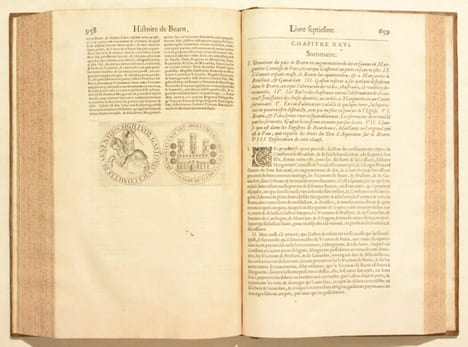 HISTOIRE DE BÉARN, contenant l'histoire des rois de Navarre, des Ducs de Gascogne, Marquis de Gothie, Princes de Béarn, Comtes de Carcassonne, de Foix ...