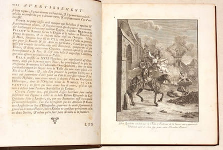 LES PRINCIPALES AVENTURES DE L'ADMIRABLE DON QUICHOTTE, représentées en figures par Coypel, Picart le Romain, et autres habiles maitres: avec les explications des XXXI planches de cette magnifique collection, tirées de l'original espagnol.
