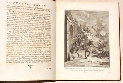 LES PRINCIPALES AVENTURES DE L'ADMIRABLE DON QUICHOTTE, représentées en figures par Coypel, Picart le Romain, et autres habiles maitres: avec les explications des XXXI planches de cette magnifique collection, tirées de l'original espagnol.