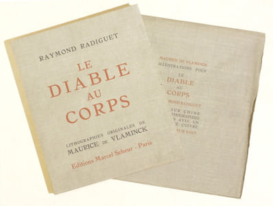 LE DIABLE AU CORPS. Lithographies originales de Maurice de VLAMINCK. [Avec une SUITE sur Chine des illustrations].