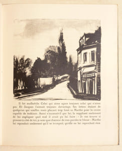 LE DIABLE AU CORPS. Lithographies originales de Maurice de VLAMINCK. [Avec une SUITE sur Chine des illustrations].