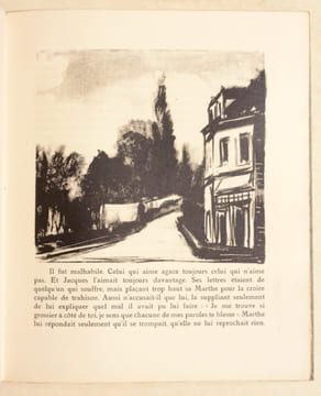 LE DIABLE AU CORPS. Lithographies originales de Maurice de VLAMINCK. [Avec une SUITE sur Chine des illustrations].. RADIGUET (Raymond).