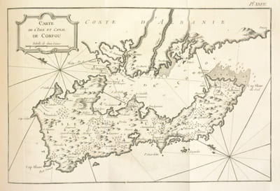 DESCRIPTION GÉOGRAPHIQUE DU GOLFE DE VENISE ET DE LA MORÉE. Avec des Remarques pour la Navigation, et des Cartes et Plans des Côtes, Villes, Ports et Mouillages.
