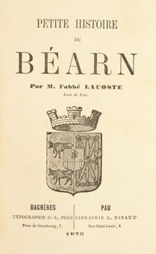 PETITE HISTOIRE DU BÉARN.. LACOSTE (Abbé).