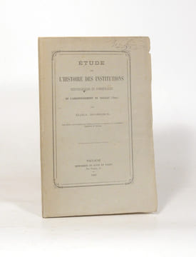 ÉTUDE SUR L'HISTOIRE DES INSTITUTIONS SEIGNEURIALES ET COMMUNALES DE L'ARRONDISSEMENT DE GAILLAC (Tarn).. ROSSIGNOL (Élie-A.).