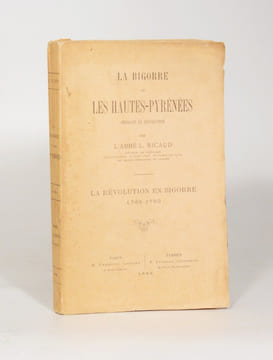 LA BIGORRE ET LES HAUTES-PYRÉNÉES PENDANT LA RÉVOLUTION. La Révolution en Bigorre 1789-1790.. RICAUD (Abbé L.).