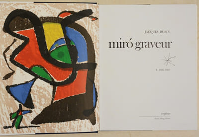 MIRÓ GRAVEUR. Tome I : 1928-1960 - Tome II : 1961-1973 - Tome III : 1973-1975 - Tome IV : 1976-1983. [4 volumes].