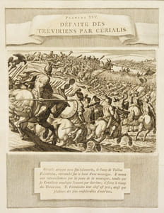 HISTOIRE DE LA GUERRE DES BATAVES ET DES ROMAINS, d'après César, Corneille Tacite, etc.