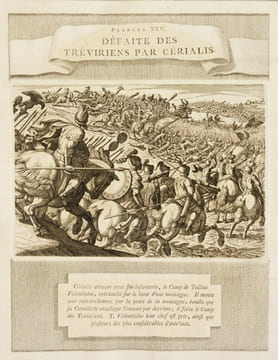 HISTOIRE DE LA GUERRE DES BATAVES ET DES ROMAINS, d'après César, Corneille Tacite, etc.. SAINT SIMON (Maximilien Henri, Marquis de).