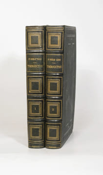 TIMBOUCTOU [TOMBOUCTOU]. Voyage au Maroc, au Sahara et au Soudan. Traduit de l'allemand avec l'autorisation de l'auteur par Pierre Lehautcourt et ...
