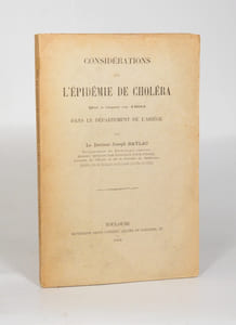 CONSIDÉRATIONS SUR L'ÉPIDÉMIE DE CHOLÉRA qui a régné en 1893 dans le département de l'Ariège.