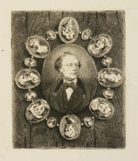 LES CAMÉES PARISIENS. Frontispice avec portraits à l'eau-forte de Ulm. [3 volumes].