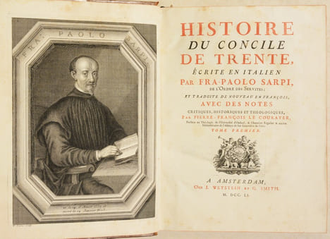 LE CONCILE DE TRENTE. [3 volumes].. SARPI (Paolo).