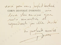 CORPS DISPERSÉ D'ORPHÉE.
