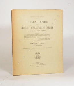 BIBLIOGRAPHIE DES RECUEILS COLLECTIFS DE POÉSIES PUBLIÉS DE 1597 À 1700. TOME IV seul.