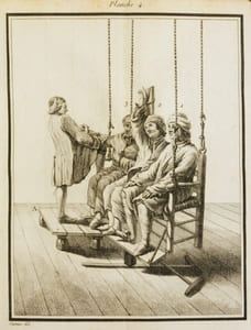 GUÉRISON DE LA PARALYSIE, PAR L'ÉLECTRICITÉ. Ouvrage dédié à Mgr. le Maréchal Duc de Noailles ; [...]Dans lequel on expose la méthode qu'il faut suivre pour guérir la Paralysie par l'Electricité : lue à la Société Royale de Médecine le 9 & le 30 septembre 1777. Avec Figures.