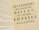 POÉSIES GALANTES DE MADAME DE SAINCTONGE.. [SAINTONGE ou SAINCTONGE (Louise-Geneviève Gillot de)].